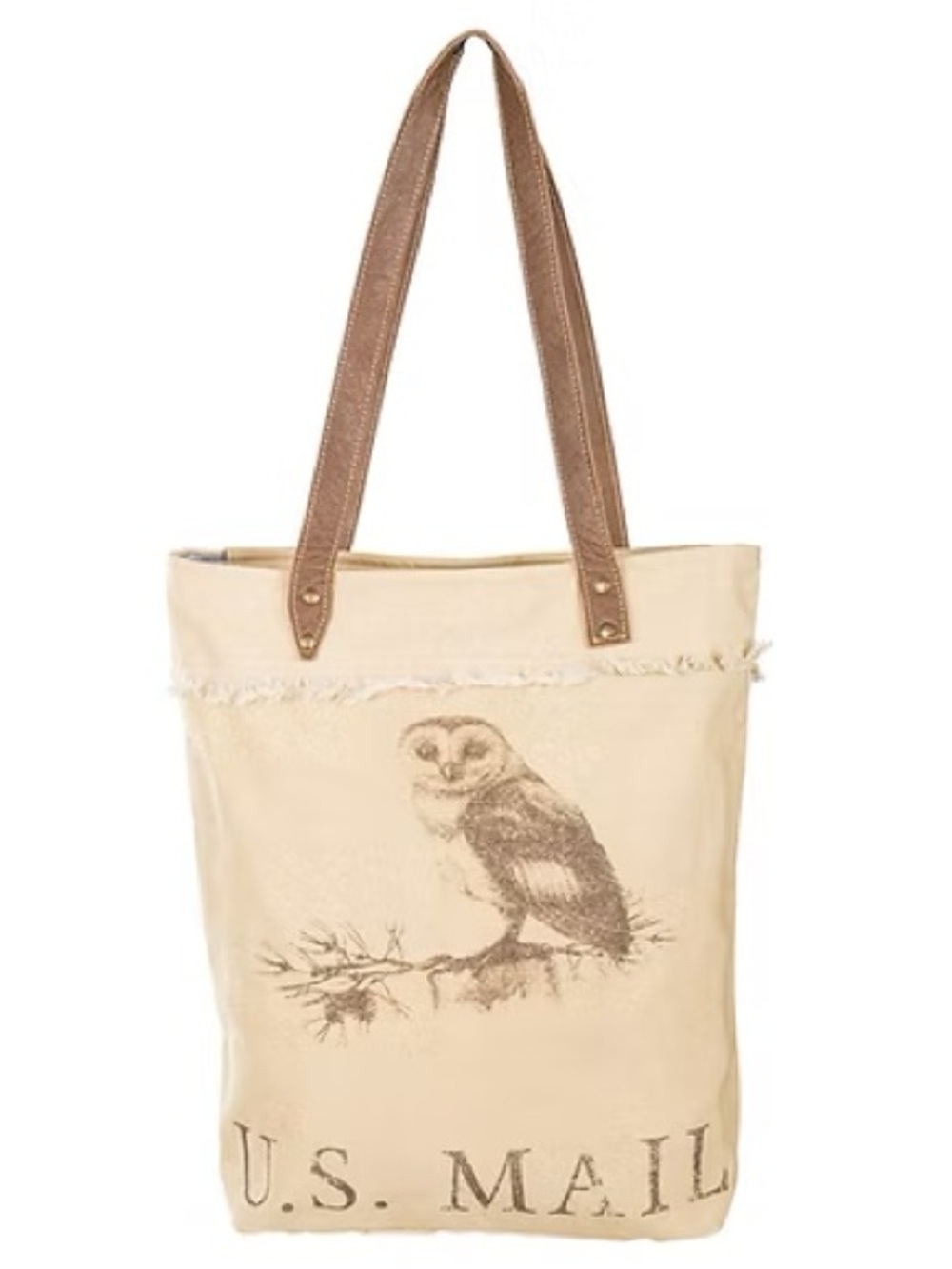 CLEA RAY SKU: 55994
Us Mail Tote SHOULDER BAG MADE WITH UPCYCLED CANVAS